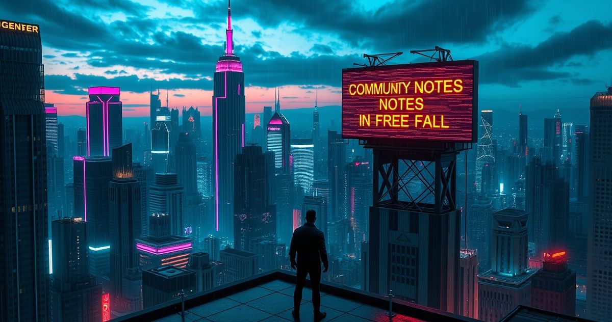 From 120,000 to 60,000: The Shocking Decline of Community Notes on X